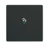 SRD-1-885 Vippa Dimmer Enkel Svart Matt