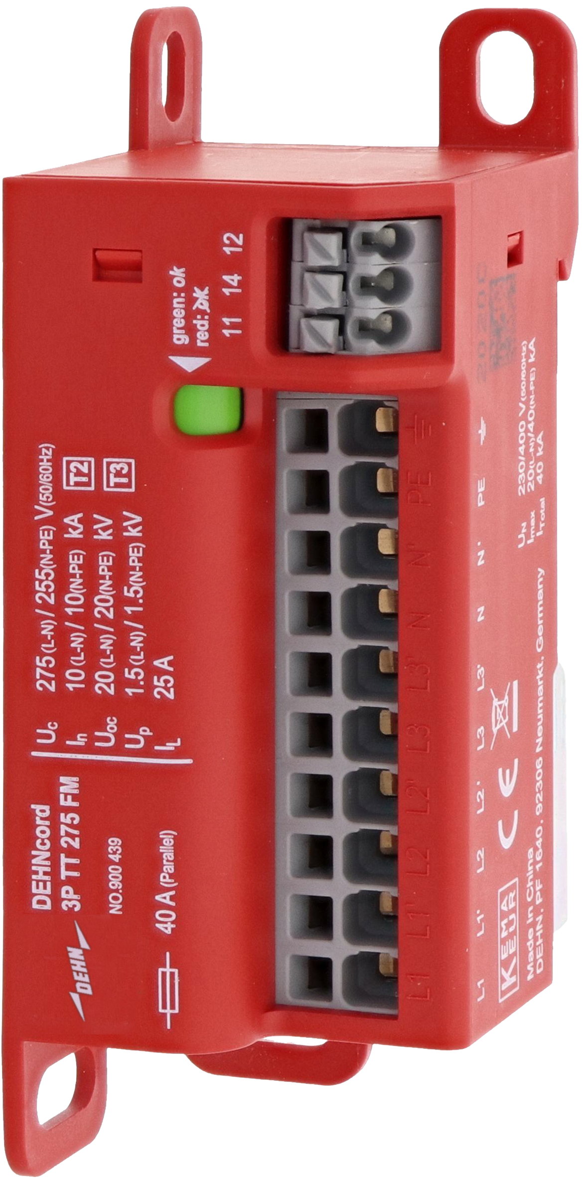Överspskydd kompakt Typ 2+3