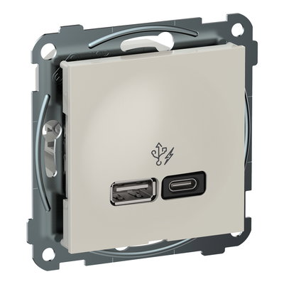 Ladduttag USB A+C 45W Plus fv
