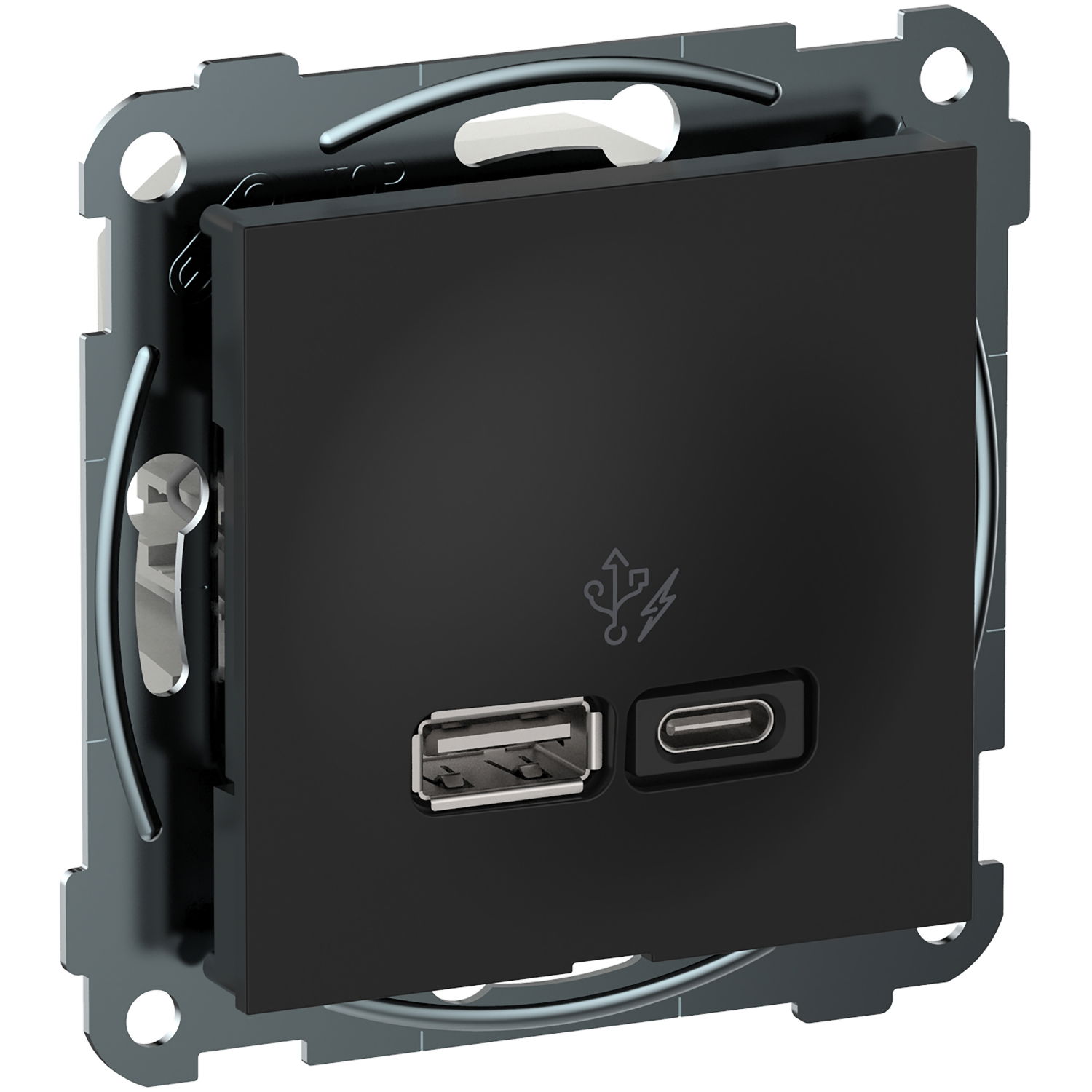 Ladduttag USB A+C 45W Plus sv