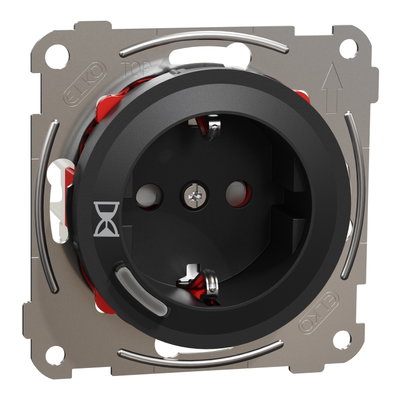 Timeruttag 1-p 16A One Svart