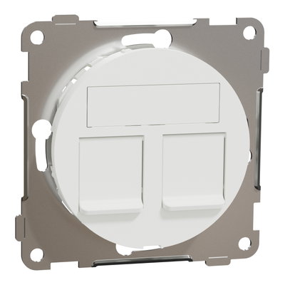 Centrumlock 2x UNI flat renvit
