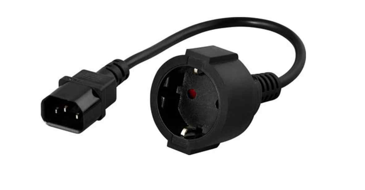 Adapter IEC/Schuko 0,2m