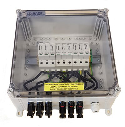 Solcellskydd DC, 3 sträng