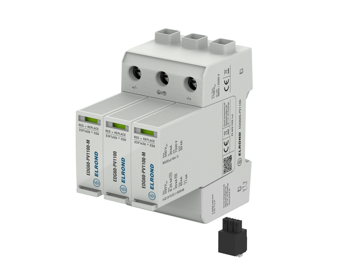 Grov-/mellanskydd 1100V solc.