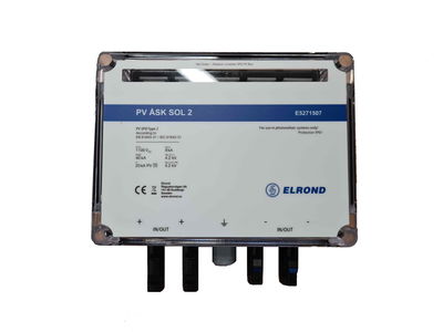 Plastkapsling 2 solcellsskydd