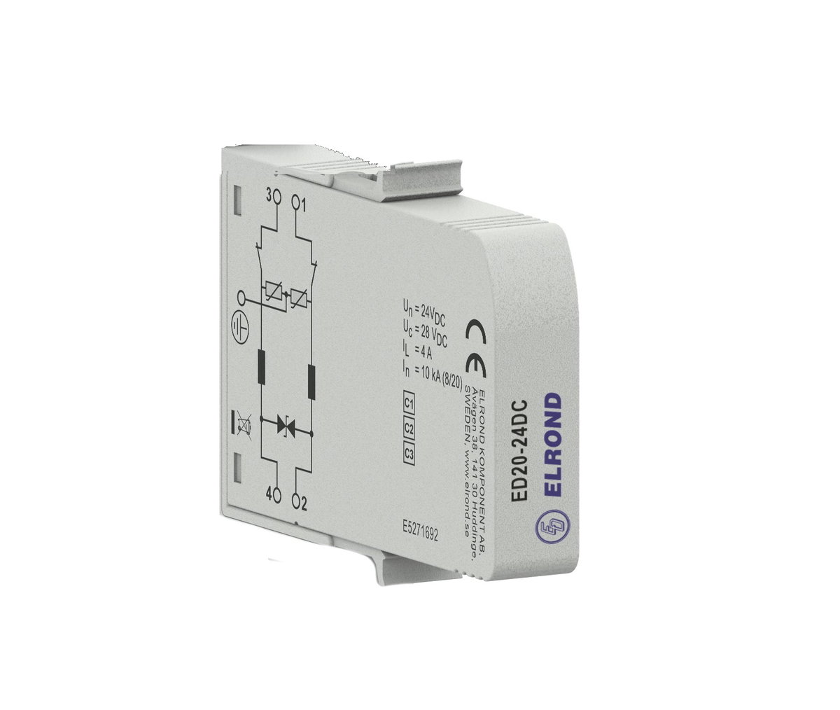 APPARATSKYDD 24VDC STICKDEL