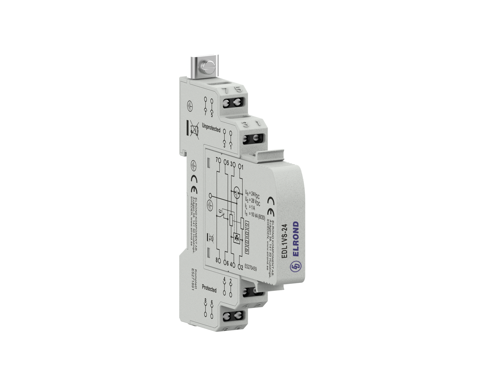 SIGNALSKYDD 24V 1 PAR LARM