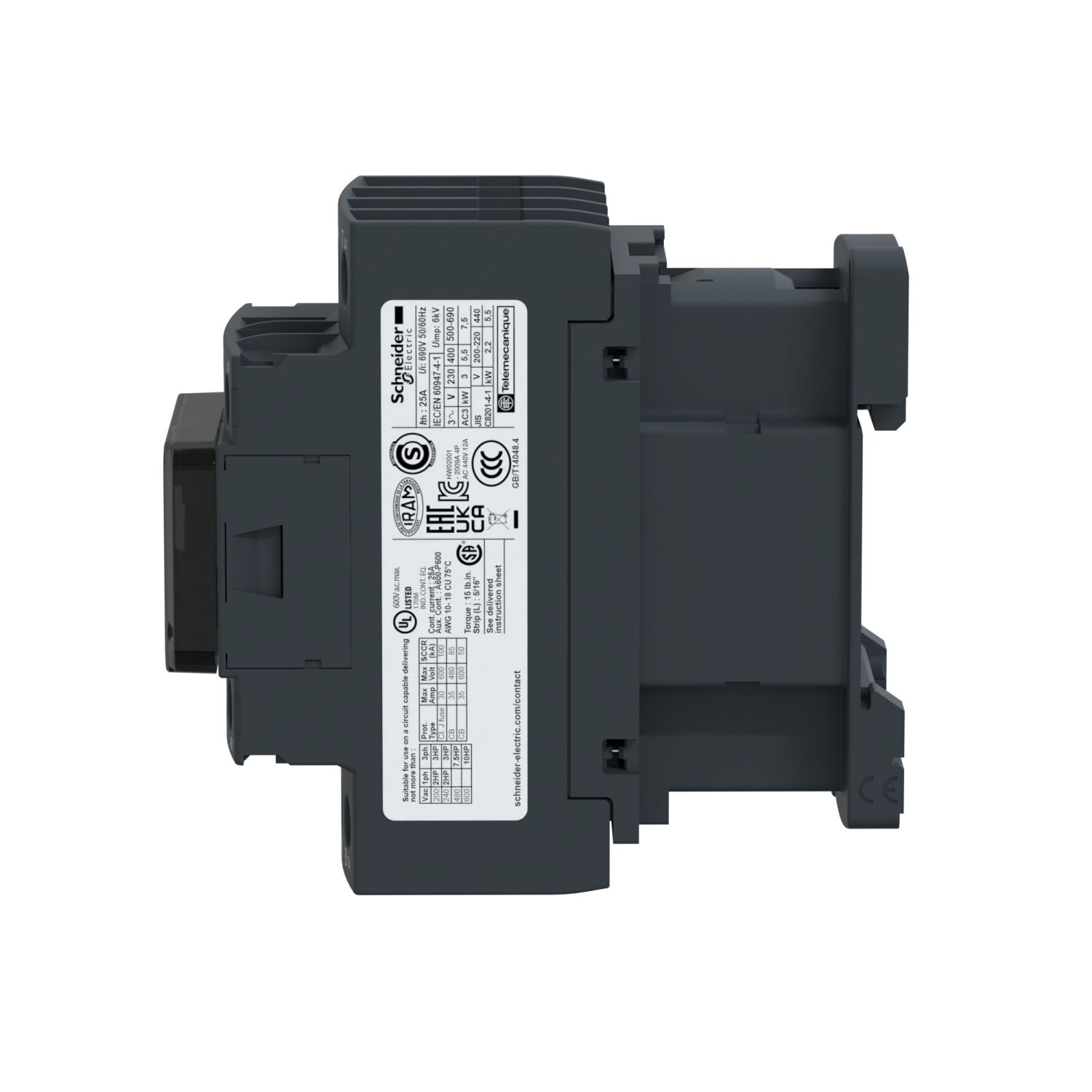 KONTAKTOR 25A 4SL AC1 24V DC – Bild 4 av 4