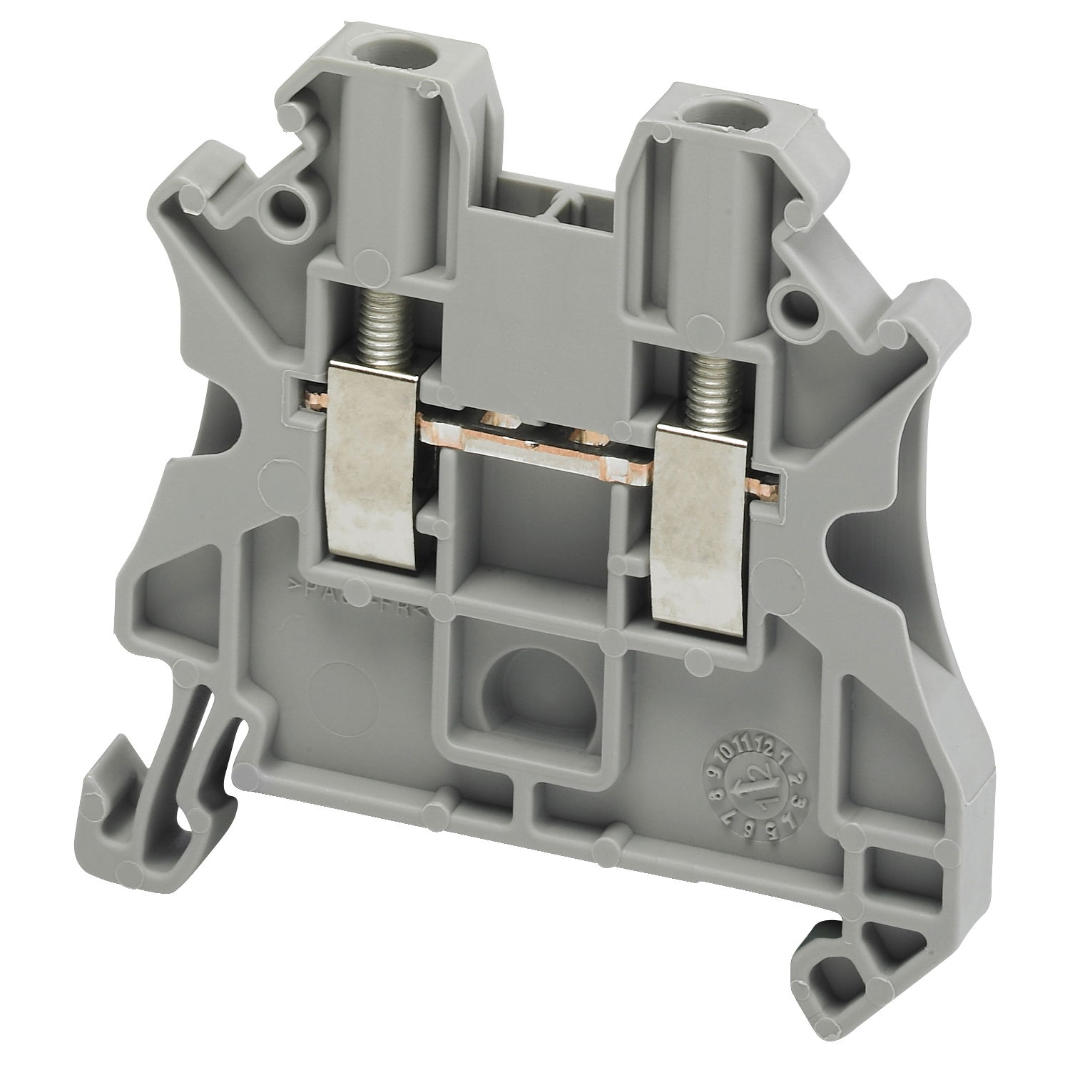 Kopplingsplint   2,5mm²  grå