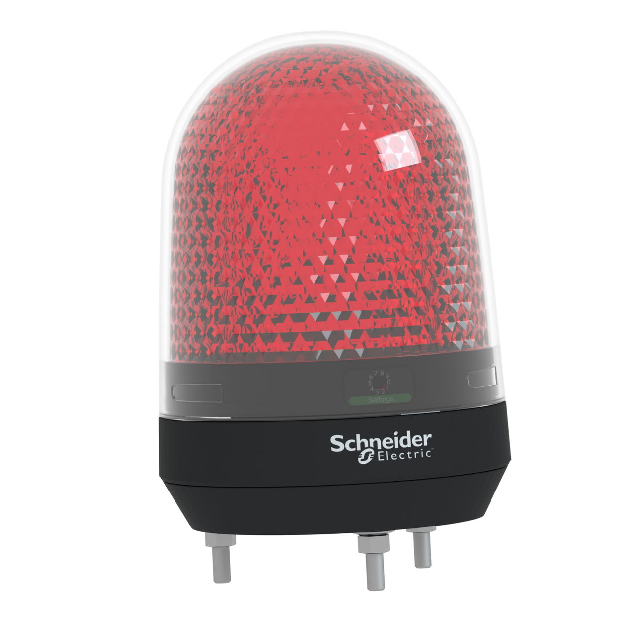Roterande ljus röd 230VAC – Bild 4 av 6