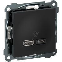 Ladduttag USB A+C 45W Plus sv