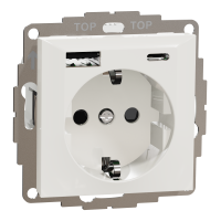 Ladduttag USB A+C 3A Schuco fv