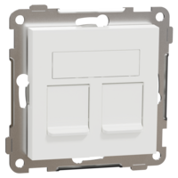 Mod uttag 2x8 C6 UTP rak RV