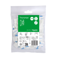 Bbfäste 19x19mm natur 100st