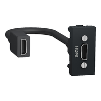 Uttag HDMI en mod antracit