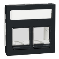 C-platta RJ45 dbl DPM rak ant