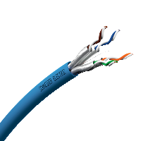 KAT 6A U/FTP 4P CCA BLÅ T500