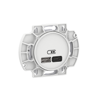 Laddst. USB A+C 45W Robust Vit