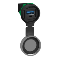 Uttag USB 3.0 typ A metallock