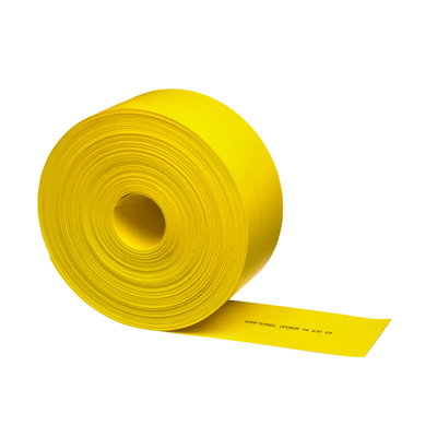 Uponor plana kabelskydd 125 mm x 50 m gul märkta "Kraftkabel" EBR beteckning SPN