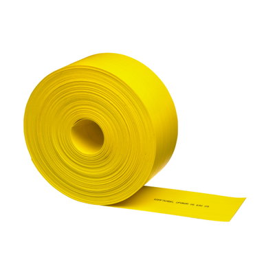 Uponor plana kabelskydd 300 mm x 50 m gul märkta "Kraftkabel" EBR beteckning SPN