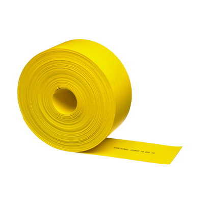 Uponor plana kabelskydd 200 mm x 50 m gul märkta "Kraftkabel" EBR beteckning SPN
