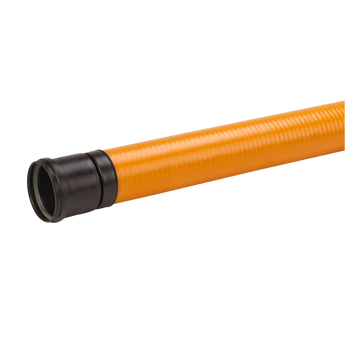 Tripla 110 SN8 6m orange, tät, PEH märkt "Telekabel" EBR beteckning SRN men har ringstyvhet som ett SRS
