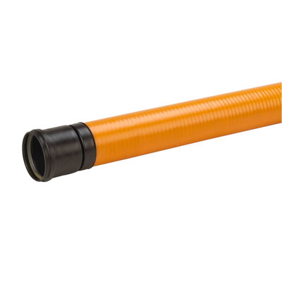 Tripla 110 SN8 6m orange, tät, PEH märkt "Telekabel" EBR beteckning SRN men har ringstyvhet som ett SRS