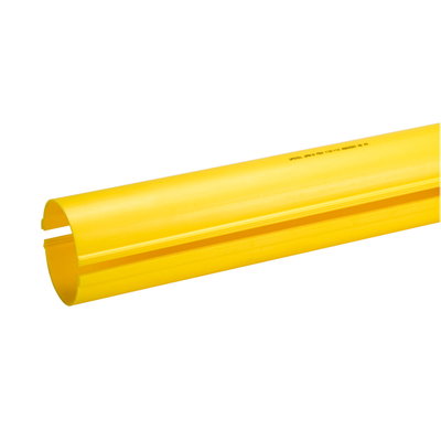 Uponor delbart rör 110/100 3m gul med snäppkoppling PEH EBR beteckning SRN-D