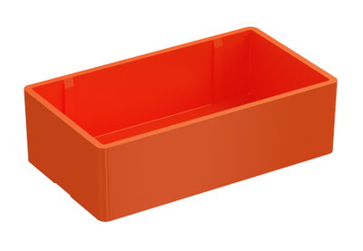 Ändskydd 28J plast röd