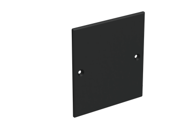 Lock apparatdosa enkel svart