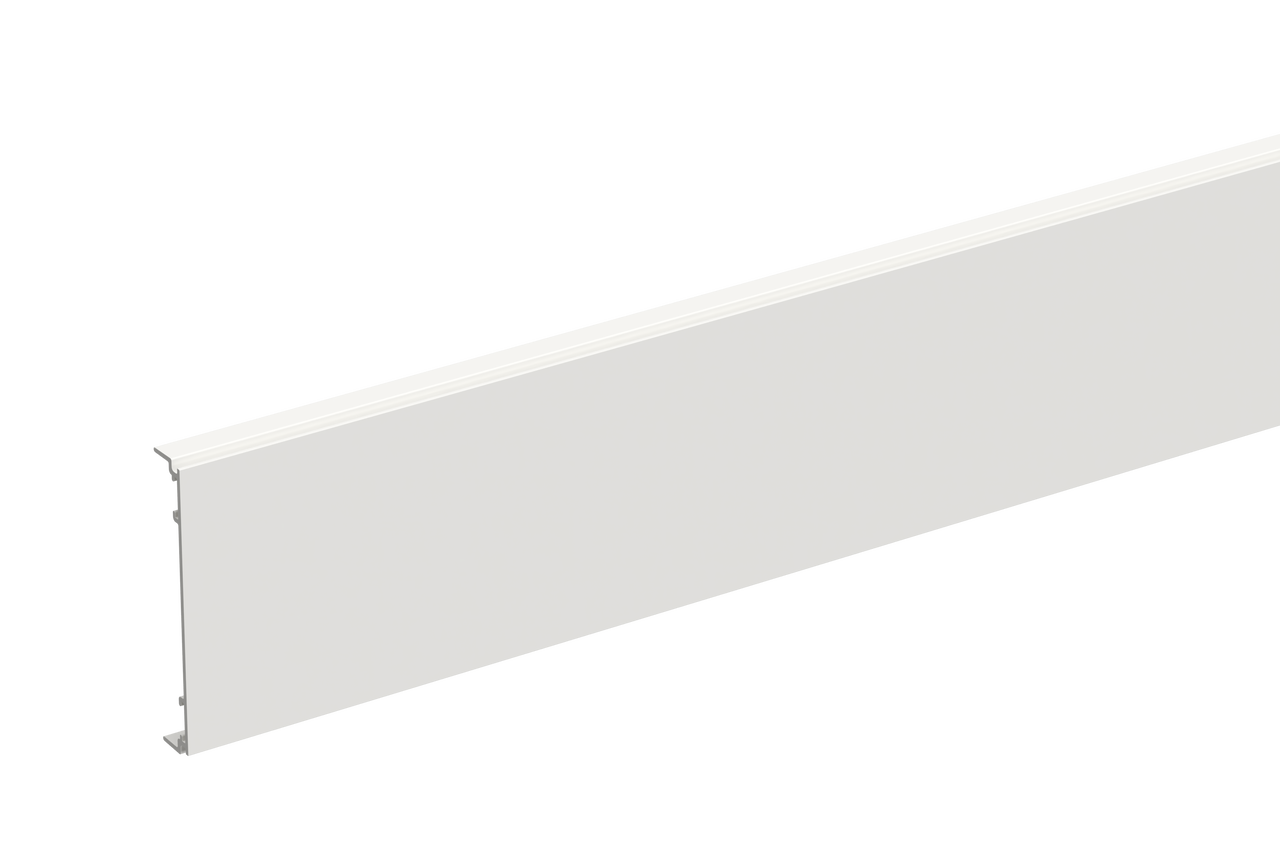 Front kanal F80 2.5m alu vit