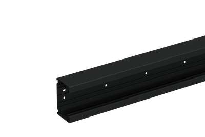 Kanalstomme 120/72 2.5m svart