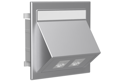 Lock vinkl RJ45kit Keyst silv