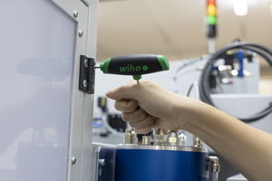 Wiha Sats med insexnycklar med t-handtag ComfortGrip 7-delar TORX®, sidodel, mattkromade i metallhållare (45623)