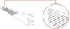 Wiha Spetstång Industrial med egg, rak form 160 mm, 6 1/2" (32322)