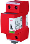 Coordin. lightning current arr. Type 1 DEHNbloc M w. high follow current limit.