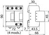 Coord. lightn. current arrester Type 1 DEHNsecure M for d.c. circuits