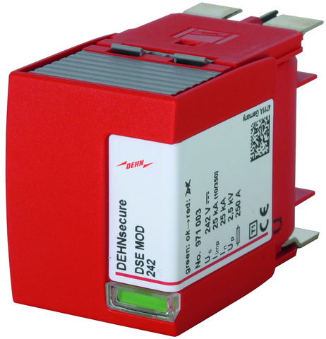 Spark-gap-based protection module for DEHNsecure M