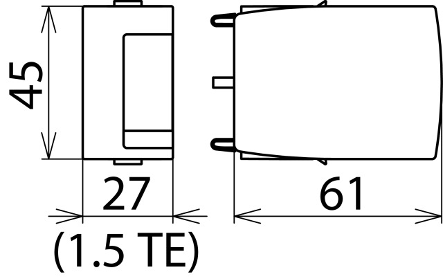 Surge arrester Type 2 varistor-based protection module for DEHNguard SE – Görsel 2 / 2