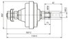 Disconnector 10kA f. MV arrester