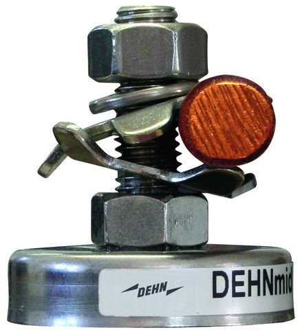 Terminal connection f. surge arrester f. conductor cable clamping up to D 9mm