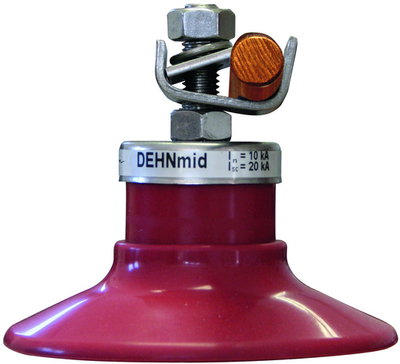 Terminal connection f. surge arrester f. conductor cable clamping up to D 16mm