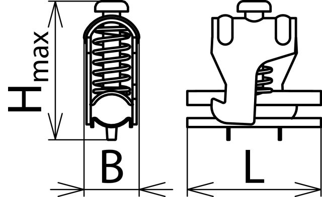 Shield terminal StSt for anchor bar clamping range – Görsel 2 / 2