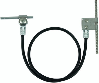 Conn. set f. safety rope systems 16mm² L 1000mm Cu, lug D 8mm StSt f. Rd 6-10mm