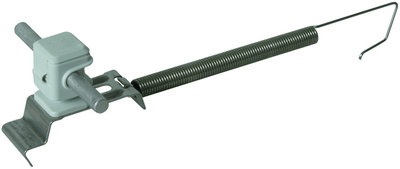 Roof cond. hol. SPANNsnap light StSt/pl. grey H 16mm Rd 8mm cl. range 180-280mm