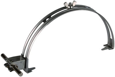 Roof cond. holder DEHNgrip StSt H 20mm for Rd 8mm clamping range 180-280mm