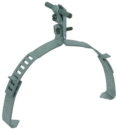 Roof conductor holder DEHNQUICK St/tZn f. Rd 6-10mm adjustable 200-280mm