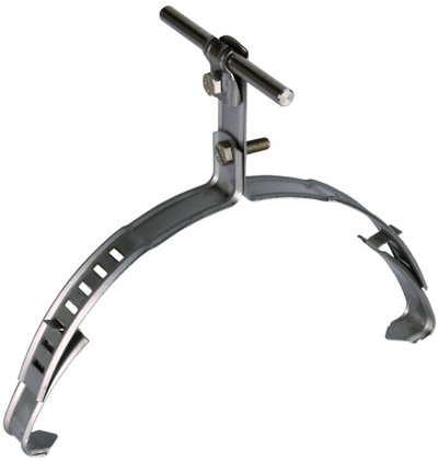 Roof cond. holder DEHNQUICK StSt for Rd 6-10mm adjustable 120-240mm